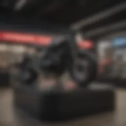 Opulent boutique display at Roseville Galleria