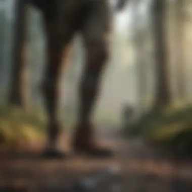 Outdoor enthusiast wearing Hunter Hunter socks