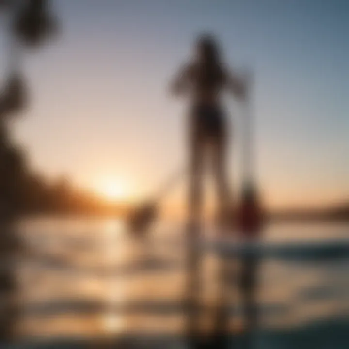 Sunset Adventure on a Stand-Up Paddle Board