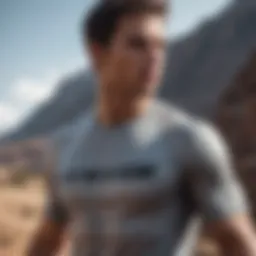 Performance-focused shirt in action