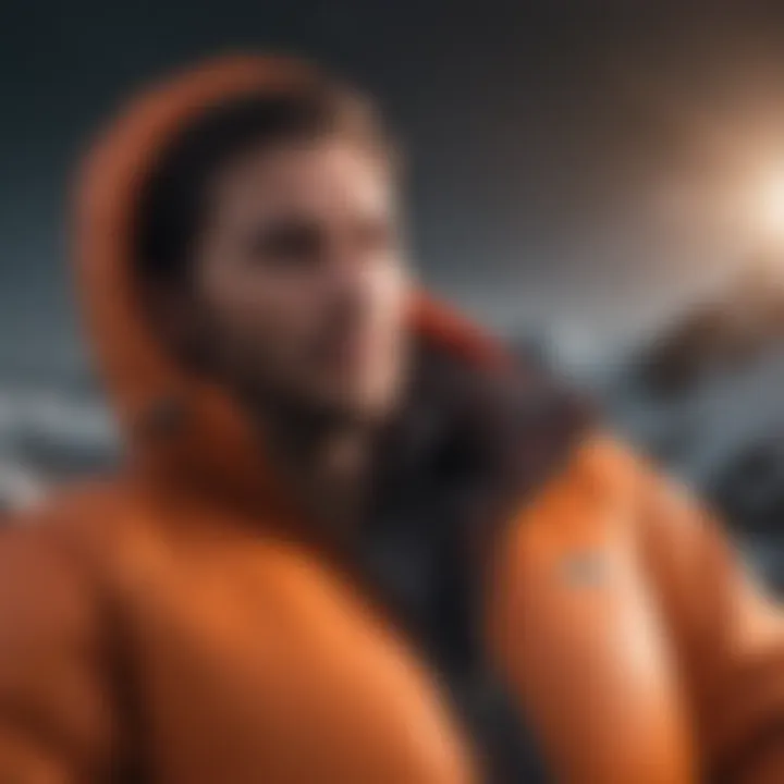 Polar sleeping bag with advanced insulation technology
