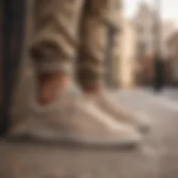 Chic Puma Suede Classic Beige Sneakers in Urban Setting