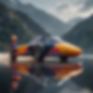 The Aerodynamic Excellence of Red Bull Wing Tips Aerodynamic design of Red Bull wing tips in action