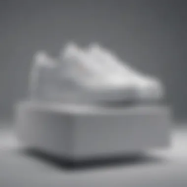 Minimalist Reebok White Platform Sneakers Design