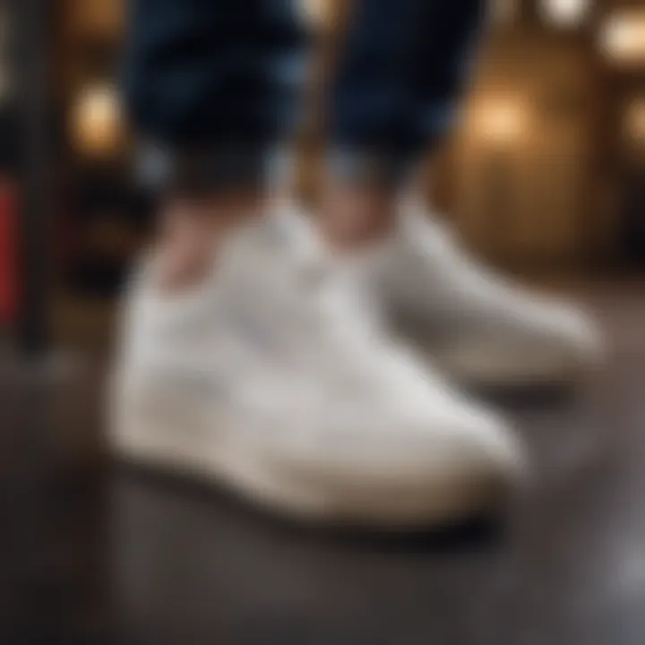 Vintage-inspired Reebok White Platform Sneakers History