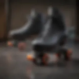 Close-up view of Riedell Dash skate design