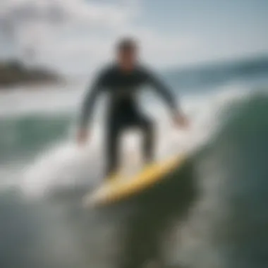 Surfboard on Rincon Waves