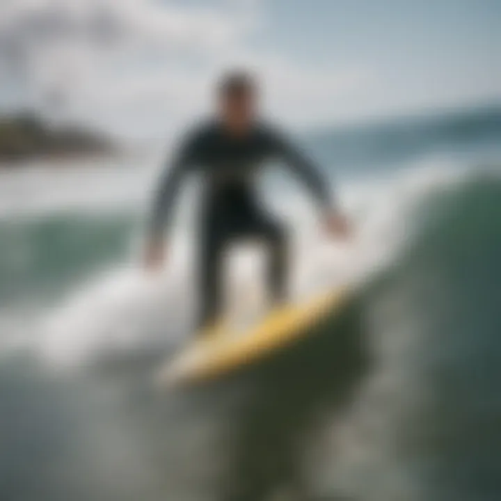 Surfboard on Rincon Waves