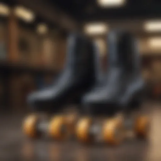 Elegant Roller Skates on Display