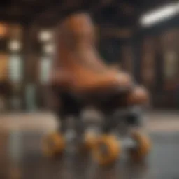 A vintage roller skate design showcasing its historical significance.