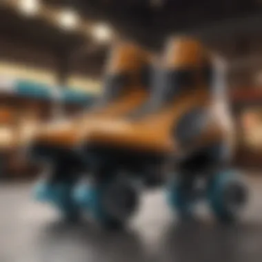 Innovative roller skating shoe with adjustable fit technology