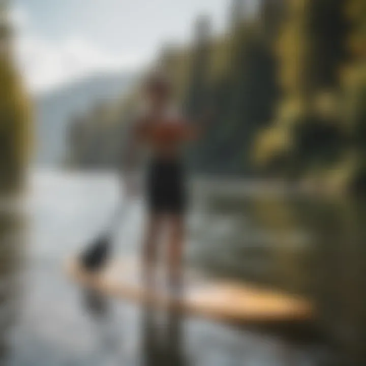 An infographic showcasing key factors to consider when choosing a paddle board size.
