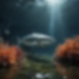 Diverse marine life in a vibrant underwater environment