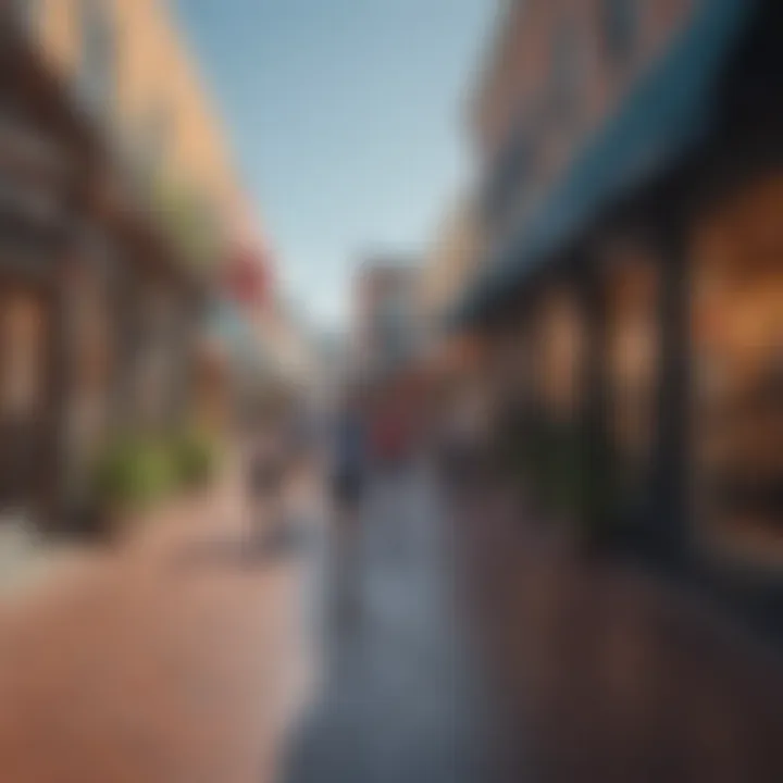 Shoppers exploring Tanger Outlets Rehoboth during daytime