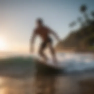 Safety Tips for Skimboarding Safety measures and tips for skimboarding on the shore.