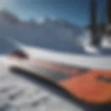 Snowboard design with geometric patterns