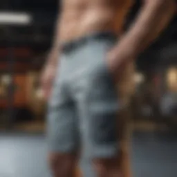 Stylish shorts with durable fabric for extreme sports