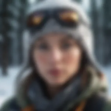 Stylish Snow Hat Stylish snow hat for adventure enthusiasts