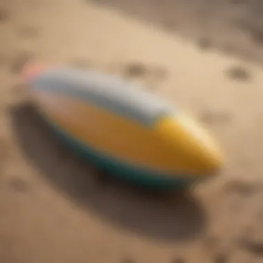 Precision sanding tool used for surfboard prep