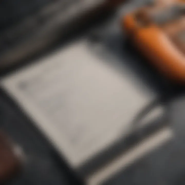 Maintenance tips for surf straps laid out on a notepad