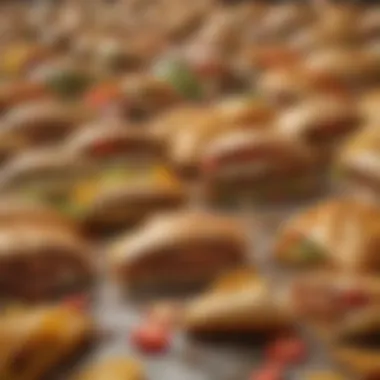 Artistic representation of Taco Bell logos on clothing