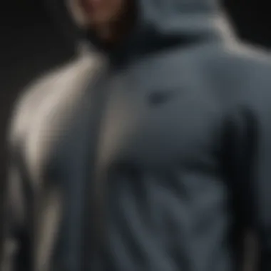 Innovative Nike Hoodie with Tech-Enhanced Fabric