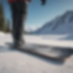 Premium snowboard showcasing advanced materials and technology