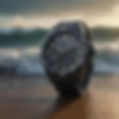 Stylish watch designed for water sports