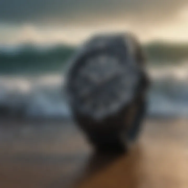 Stylish watch designed for water sports