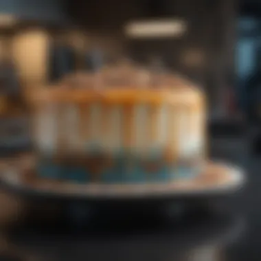 Artistry in Baking: A Reflection of Precision A beautifully decorated cake showcasing intricate designs that reflect creativity.