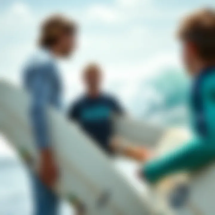 Gerry Lopez mentoring young surfers