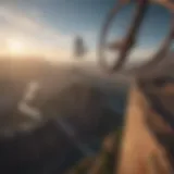 Thrill-seekers conquering the heights at Gum Star