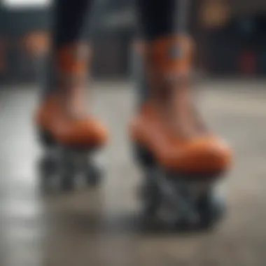 Comparison of various types of toe protectors available for roller skates.