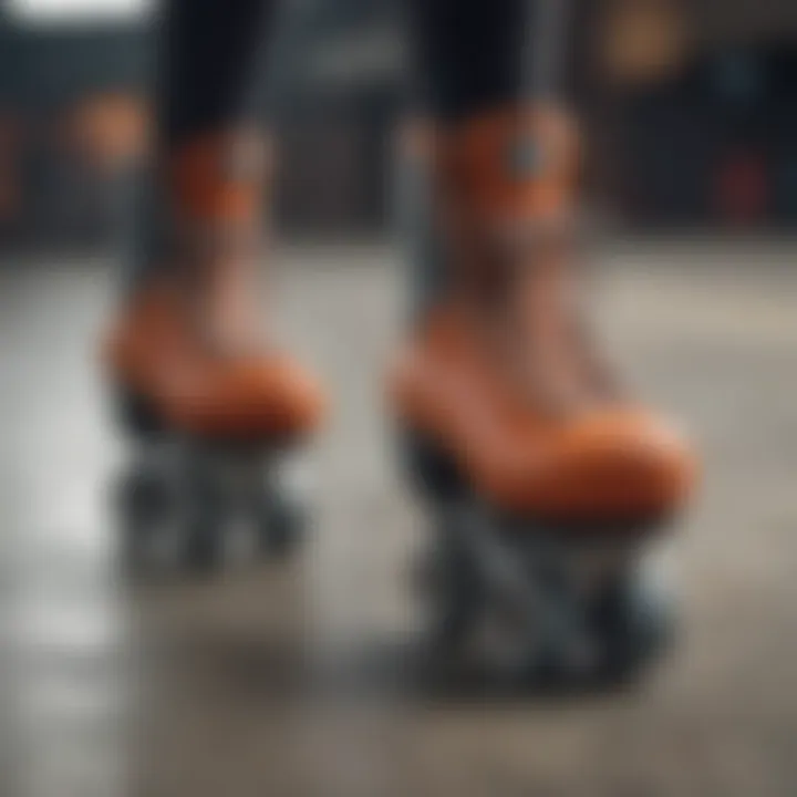 Comparison of various types of toe protectors available for roller skates.
