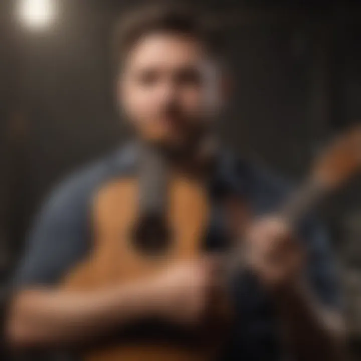 Imaginative portrayal of a ukulele resonating in perfect harmony