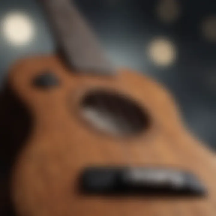 Artistic depiction of different ukulele tuning variations