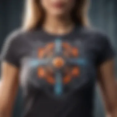 Symmetry in Style Geometric pattern graphic tee