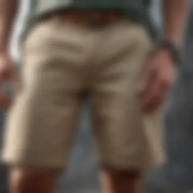 Adventure-ready khaki shorts