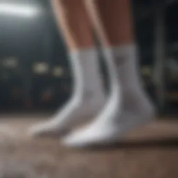 Innovative White Nike No Show Socks Technology