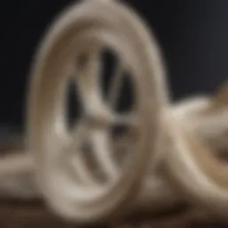 Detailed view of bone structure emphasizing density and strength
