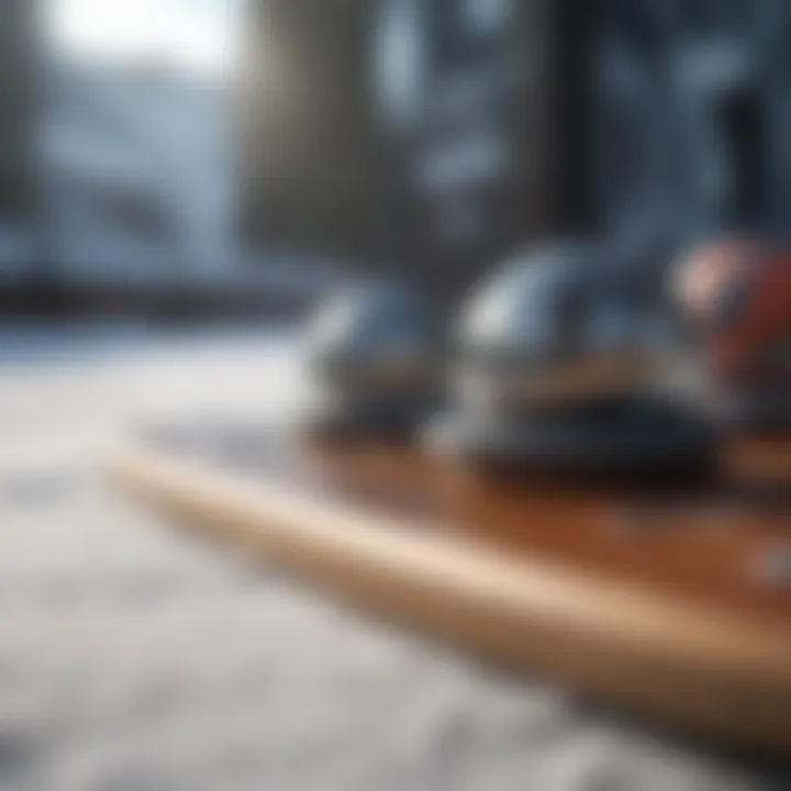 Maintenance tips for fish tail snowboards illustrated with essential tools