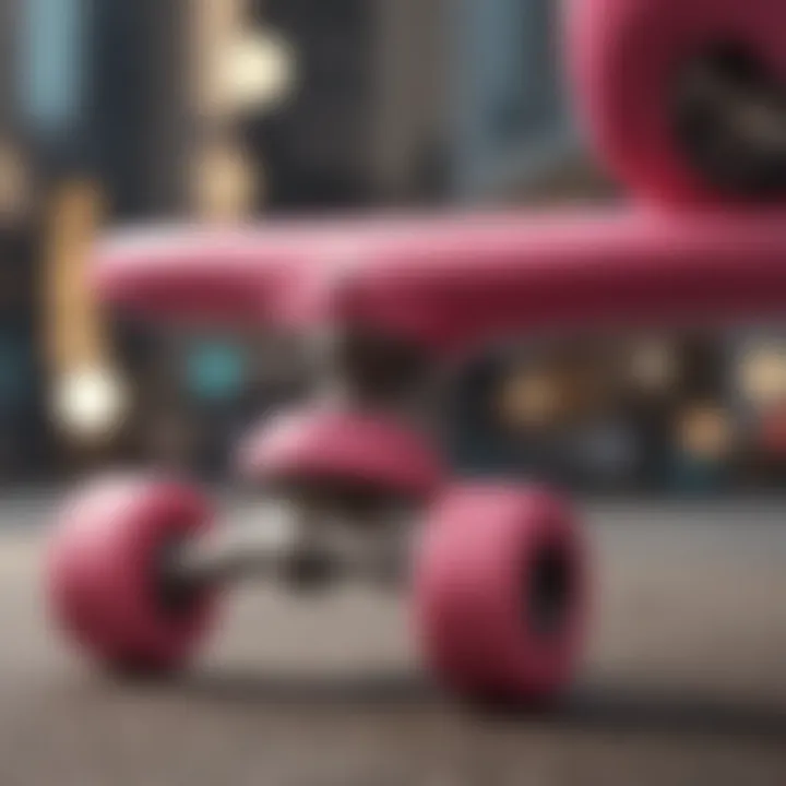 Maintenance tools and tips for pink skateboard trucks