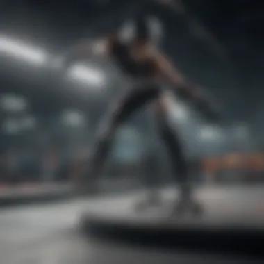 Skatelite installation in an extreme sports facility