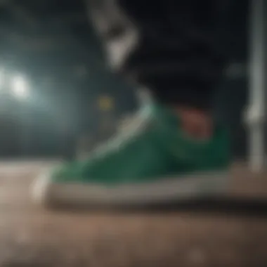 Unique Colorway of Adidas Broomfield Green Sneakers