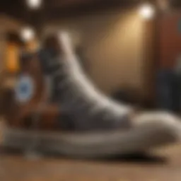 Unique custom leather Chuck Taylor All Star design