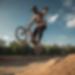 Rider performing a flawless tailwhip maneuver