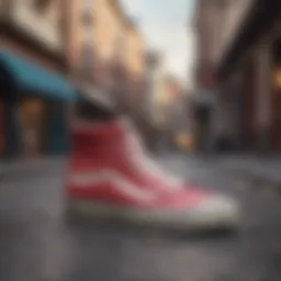 High Top Vans Shoes in Retro Street Style