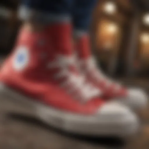 Converse All Star Chuck Taylor Sneakers in Urban Setting