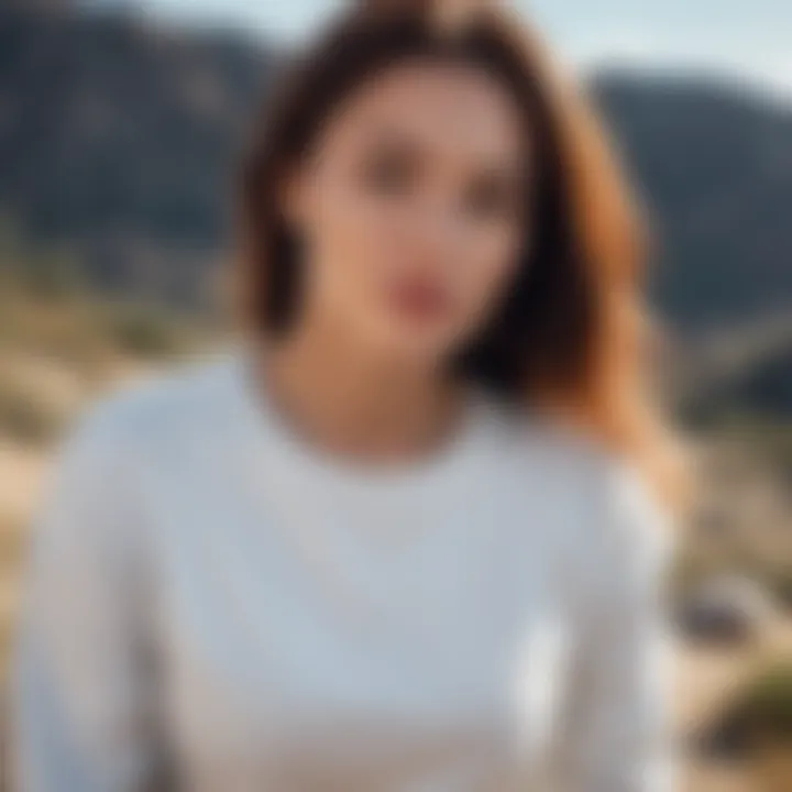 Embracing adventure with the white crop top sweatshirt