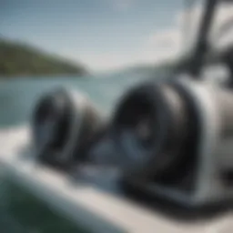 High-quality wakeboard boat speakers in action